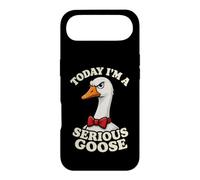 Today I'm A Serious Goose Funny Farm Bird Humor Not Silly Case for iPhone Air