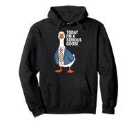 Today I'm A Serious Goose | Goose Pun, Funny Goose Pullover Hoodie
