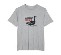 Today I'm a Serious Goose - Seriously Goosed Humor T-Shirt, Men's Big and Tall, Heather Grey, 3X Tall