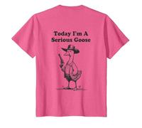 Today I'm A Serious Goose T-Shirt, Youth, Pink Heather, X-Small