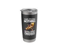 Today I'm Doing Nothing Because I Started Doing it Yesterday Stainless Steel Insulated Tumbler