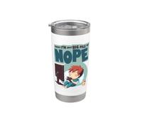 Today I'm Just a Big Pile of Nope Chibi Gamer Stainless Steel Insulated Tumbler