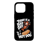 Today Is A Bad Day To Be A Hot Dog Funny BBQ Cookout Humor Case for iPhone 16 Pro