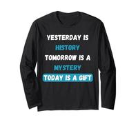 Today is A Blessing Inspirational Quotes Motivational Design Long Sleeve T-Shirt