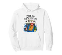 Today Is A Capy Day Funny Capybara Pun Seagull 1st Grade Pullover Hoodie