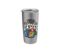 Today is A Capy Day Funny Capybara Pun Seagull 1st Grade Stainless Steel Insulated Tumbler