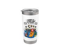 Today is A Capy Day Funny Capybara Pun Seagull 1st Grade Stainless Steel Insulated Tumbler