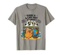 Today is A Capy Day Funny Capybara Pun Seagull 4th Grade T-Shirt