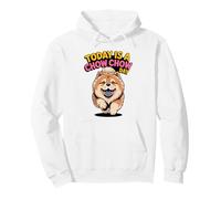 Today is a Chow Chow Day Cartoon Pet Dog Breed Lion Dog Pullover Hoodie