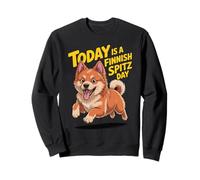 Today is a Finnish Spitz Day Cartoon Pet Dog Breed Finkie Sweatshirt
