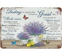 Today Is A Good Day To Have Great Smile More Motivational Quote Retro Poster Plaque Wall Art Decor for Cave Bar Club Cafe Store Signs Home Decoration 8x12 Inch