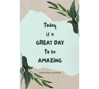 Today is a great day to be amazing notebook: Pocket notebook for great ideas