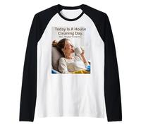 Today is A House Cleaning Day with CoffeeDay Vibes Raglan Baseball Tee