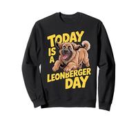 Today is a Leonberger Day Cartoon Pet Puppy Giant Dog Breed Sweatshirt