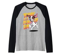 Today is a Pointer Day Cartoon English Pointer Pet Dog Breed Raglan Baseball Tee