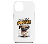 Today Is A Puggle Day Cute Funny Designer Dog Mix Breed Pet Case for iPhone 13