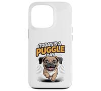 Today Is A Puggle Day Cute Funny Designer Dog Mix Breed Pet Case for iPhone 13 Pro