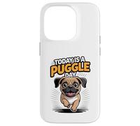 Today Is A Puggle Day Cute Funny Designer Dog Mix Breed Pet Case for iPhone 14 Pro