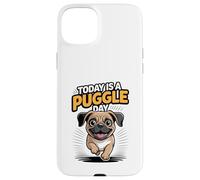Today Is A Puggle Day Cute Funny Designer Dog Mix Breed Pet Case for iPhone 15 Plus