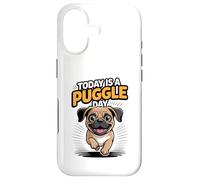 Today Is A Puggle Day Cute Funny Designer Dog Mix Breed Pet Case for iPhone 17