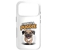 Today Is A Puggle Day Cute Funny Designer Dog Mix Breed Pet Case for iPhone 17 Pro