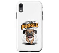 Today Is A Puggle Day Cute Funny Designer Dog Mix Breed Pet Case for iPhone XR