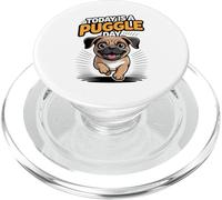 Today Is A Puggle Day Cute Funny Designer Dog Mix Breed Pet PopSockets PopGrip for MagSafe