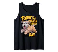 Today is a Wheaten Terrier Day Cartoon Irish Pet Dog Breed Tank Top