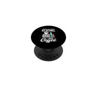 Today Is All About Reading And Coffee Book Lover Bookworm PopSockets Adhesive PopGrip