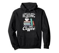 Today Is All About Reading And Coffee Book Lover Bookworm Pullover Hoodie