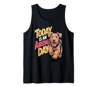 Today is an Airedale Day Cartoon Pet Pup Dog Breed Airedale Tank Top