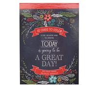 Today Is Going To Be A Great Day: 20 Inspirational Cards to Color