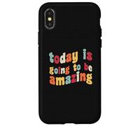 Today Is Going To Be Amazing Optimist Motivation Positivity Case for iPhone X/XS