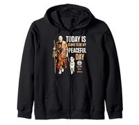 Today is Going to Be My Peaceful Day | Walk For Peace Zip Hoodie
