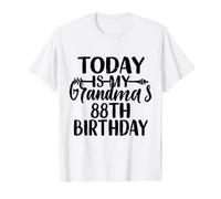 Today Is My Grandma's 88th Birthday Party Idea For Nana T-Shirt