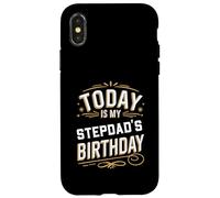 Today Is My STEPDAD'S Birthday Shirt Matching Birthday Case for iPhone X/XS