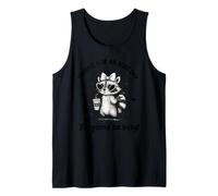 Today is Slap an Idiot Day Gift Funny Raccoon Humor Tank Top