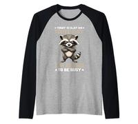 Today Is Slap An Idiot Day I'm Going To Be Busy Raglan Baseball Tee