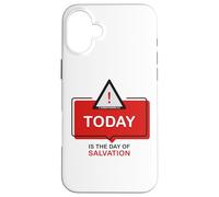 TODAY is The Day of Salvation 2 Cor. 6:2 Evangelism Gospel Case for iPhone 16 Plus