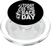 TODAY IS THE RACE DAY motorsports fans racing drivers race PopSockets PopGrip for MagSafe