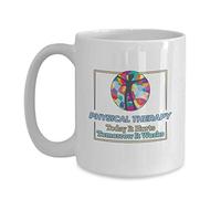 Today It Hurts Tomorrow It Works Physical Therapy Tea Cup Durable Coffee Mug Cute Tea Mugs for Office Home Cappuccino 330Ml