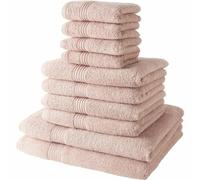 TODAY Light Pink Towel Set 10 Pieces
