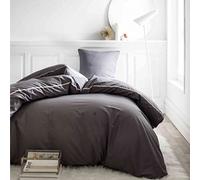 Today Percale Grey Duvet Cover & Pillow Cases 240 x 260 cm