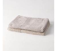 TODAY Set of 2 Hand Towels 50 x 90 cm 100% Cotton Dune