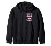 TODAY WE ARE CELEBRATING INDEPENDENCE AND MY BIRTHDAY Zip Hoodie