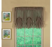 Today's Curtain Emelia Original Voile Fan Insert, Taupe, 30" W x 40" L