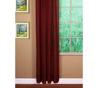 Today's Curtain Emelia Original Voile Panel 63", Burgundy, 60" W x 63" L
