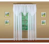 Today's Curtain Emelia Original Voile Panel 90", White, 60" W x 90" L