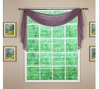 Today's Curtain Emelia Original Voile Scarf 144", Amethyst, 45" W x 144" L