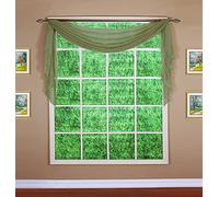 Today's Curtain Emelia Original Voile Scarf 144", Dusty Leaf, 45" W x 144" L